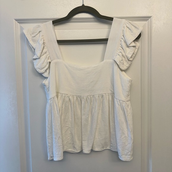Vici White Babydoll Top - Picture 7 of 9